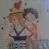 The best anime couple in the world, LuffyxNami. Drew by me. LunaZoro photo