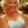 Marilyn Monroe with flower CallMeBieber photo
